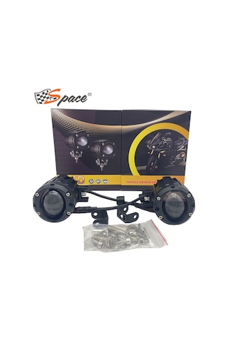 Space Offroad Sis Lambası Sarı-beyaz 6.4 X 8.1 X 5.9 Cm Set 12-60v / Lass367