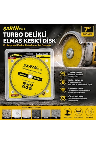 7 İnç - 180mm Mermer Kesici Disk Ty-157 50001