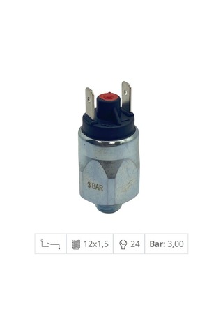 Kapı-fren Müşürü M12 X 1.5 3 Bar