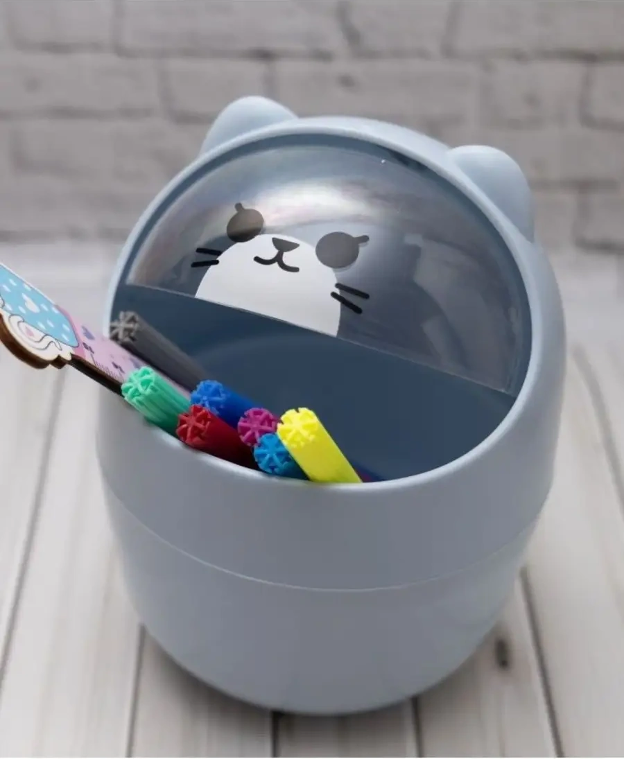 Domline Masaüstü Mini Çöp Kutusu 162049038 Beyaz