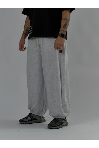 Cocopelli Gri Oversize Baggy Erkek Pantolon Coc3416