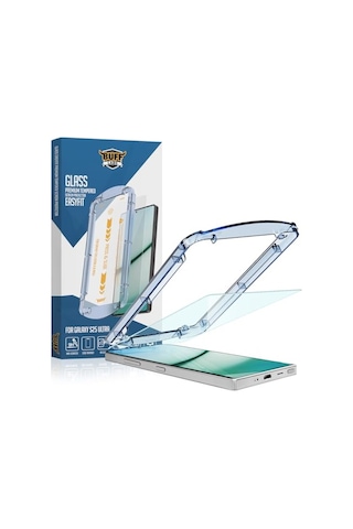 Galaxy S25 Serisi İle Uyumlu Easyfit Glass Kolay Uygulama Aparatlı Ekran Koruyucu Temperli Cam Galaxy S25 Ultra