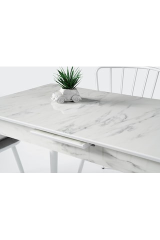 Melisa Buse Mdf Açılır Mutfak Masa Takımı 60x100