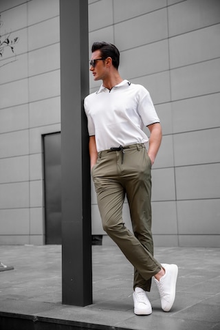 Jogger Paraşüt Kumaş Haki Renk Erkek Pantolon-1768 Haki