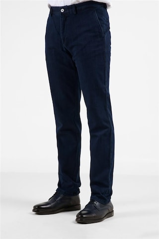 İmza Lacivert Yan Cep Casual Comfort Fit Pamuklu Chino Pantolon 1003255171 Lacivert
