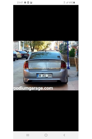 OPEL VECTRA C ARKA TAMPON EKİ