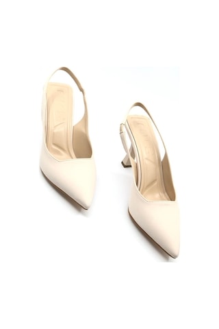 Feles Zara Kadın Topuklu Ayakkabı Bej