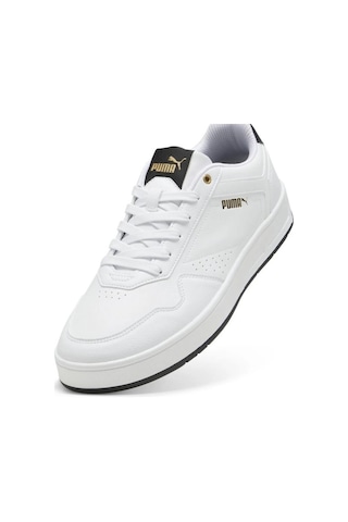 Puma 39501807 Court Classy Whıte Black Erkek Sneaker Beyaz