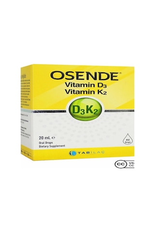 Osende Vitamin D3 K2 20Ml
