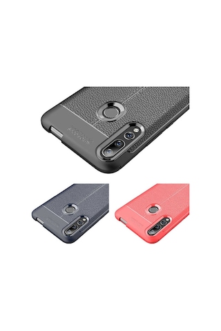 Huawei Honor 9X Kilif Niss Tam Korumali Lüx Deri Kapak Silikon 469057004
