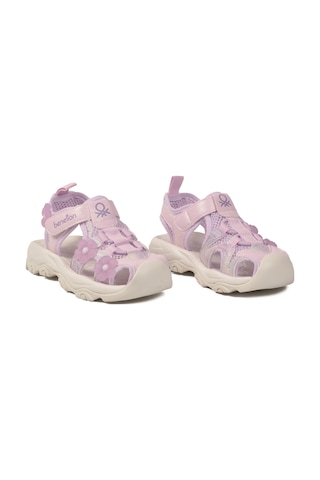 United Colors Of Benetton Bnı-11408 P Lila Kız Çocuk Sandalet