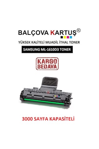 Samsung Ml-2010 Yazıcı Için 3000 Sayfa Ml-1610D3 Uyumlu Toner