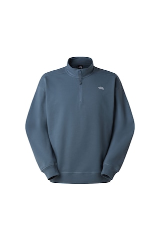 The North Face U Essentıal Lıght Relaxed 1/4 Zıp Crew Unisex Sweatshirt Nf0a8gqf0u31 Gri
