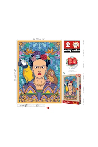 Educa 1500 Parçalı Frida Kahlo Puzzle - 19943