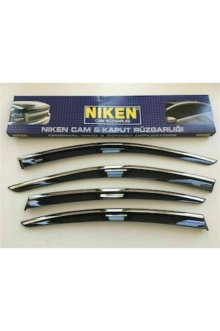 Vw Golf 6 2009-2013 Kromlu Cam Rüzgarlığı 4lü