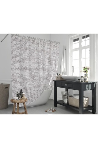 Zethome Jackline Banyo Duş Perdesi 1406 Tek Kanat 1x120x200 Çok Renkli