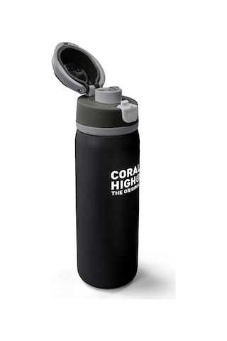 Coral High Siyah Pipetli Ve Direkt İçim Çelik Termos 800 Ml 38518 Siyah - Camel