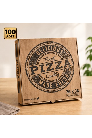 Pizza Kutusu 36 X 36 Cm 100 Adet Karton Pizza Paketleme Kutusu Pizza Kutusu 36 X 36 Cm 100 Adet Karton Pizza Paketleme Kutusu