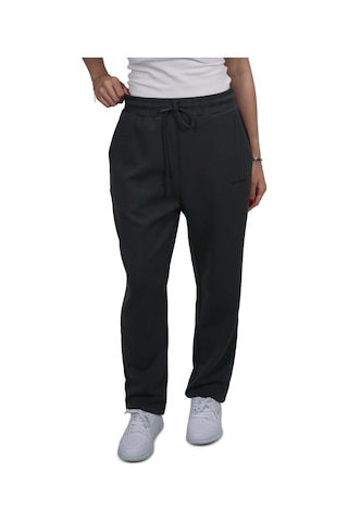 Kadın Modal Kumaş Lastikli Paça Gri Jogger Pantolon Gri