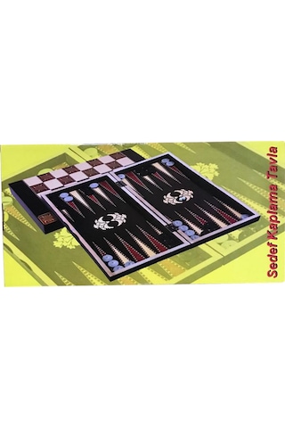 Kaplama Tavla Büyük Boy Sedef