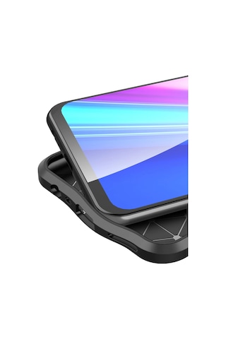 Gld-spt- Newface Realme 7 Kılıf Auto Focus Kapak - Siyah