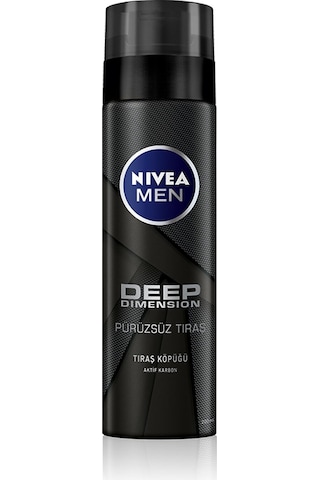 Tıraş Köpüğü Deep Dimension Aktif Karbon 200ml 2'li Paket