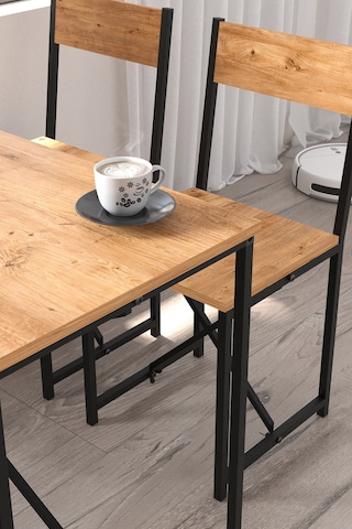 4lü Mutfak Seti Mutfak Masa Ve Sandalye Seti Balkon Masası Cafe Seti Bulut Çam Çam