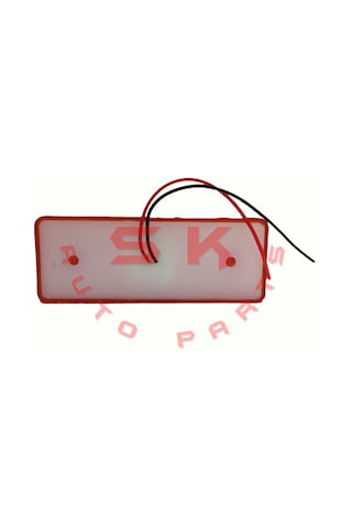 Skauto 12V-24V 4 Ledli Side Marker Yan Sinyal Lamba Sarı - Turuncu 10 Adet