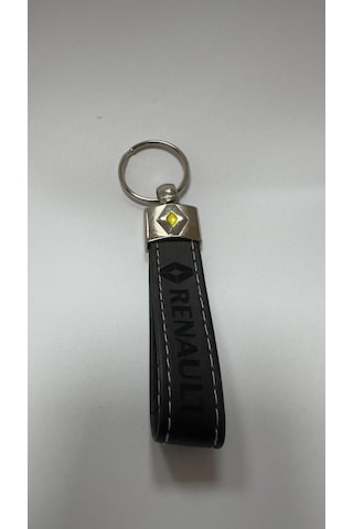 Renault Yazılı Ve Logolu Anahtarlık Siyah