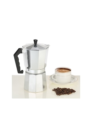 Leezsing 12 Bardak Alüminyum Espresso Perkolatörü Kahve Ocak Üstü Makinesi Mocha Potu Ocak Gazlı Ocak Elektrotermal Fırında Kullanım İçin