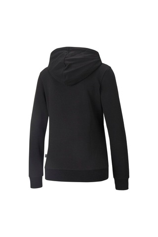 Puma Ess+ Metallic Logo Hoodie Kadın Sweatshırt Siyah Siyah