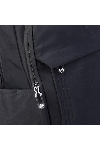 Nas Bag Unisex Büyük Boy Su Geçirmez Çok Gözlü Extra Hafif Sportif Sırt Çantası Siyah