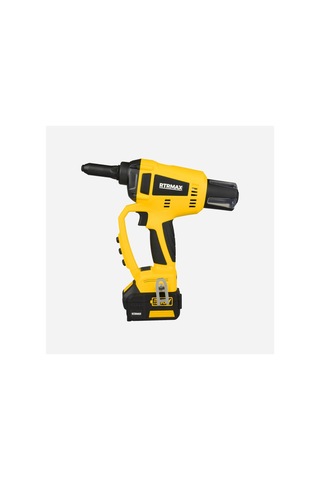 Kömürsüz Akülü Perçin Tabancası 18v 4.0 Ah Tek Akü Rtrmax X-lıon - Rtx2032a