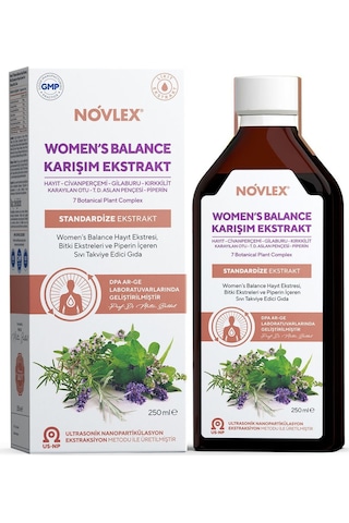 Novlex Women’s Balance Bitki Ekstreleri Sıvı Takviye Edici Gıda 250 ML Novlex Women’s Balance Bitki Ekstreleri Sıvı Takviye Edici Gıda 250 ML