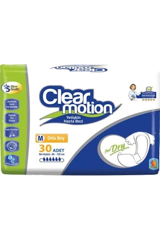 Clearmotion Yetişkin Hasta Bezi Bel Bantlı Orta Medium 150 Adet M
