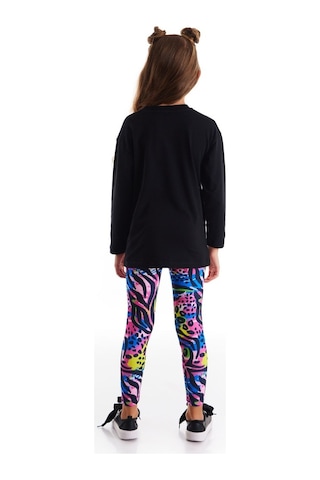 Denokids Mushi Kanatlı Şimşek Kız Tunik Tayt Takım Çok Renkli