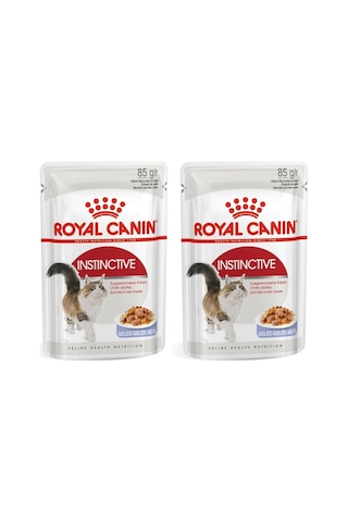İnstinctive Jelly Pouch Yaş Kedi Maması, 85 Gr X 12 Adet 2 Paketi