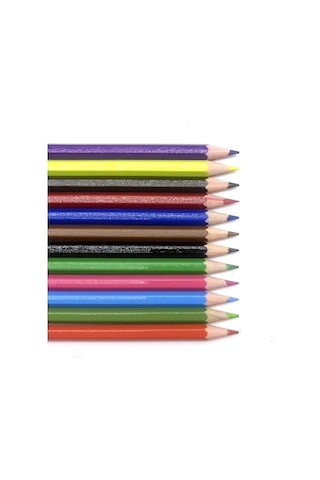 Adel Jumbo Boya Kalemi, 12 Renk, Kalın Uçlu, Ergonomik Üçgen Gövde, Canlı Ve Parlak Renkler, Çocuklar İçin Güvenli 124-Pembe