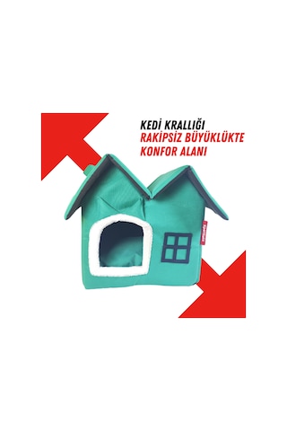 Xpermate Pet Villa Kedi Evi Kedi Villası Kedi Kulübesi