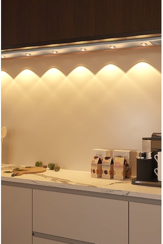 Waldern 80 Cm Sensörlü Şarjlı Şerit Led Işık 3in1 Beyaz-gün Işığı-nötr Renk