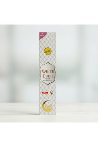 White Oud 100'lü Beyaz Ud Parfüm Hediyeli Premium Kalite Meditasyon Çubuk Tütsü