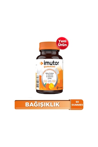 Imutor Gummies 60 Çiğnenebilir Form