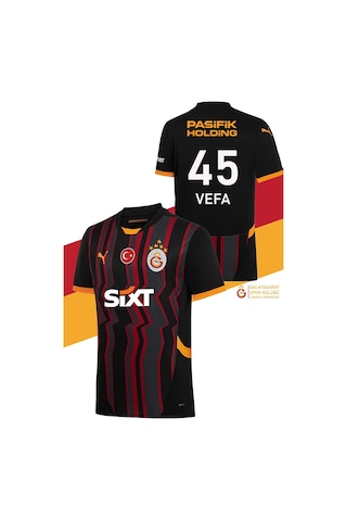 Gsstore Galatasaray Lisanslı Kişiye Özel 2024/25 Alternatif Siyah Forma Ahşap Kutulu Siyah - Beyaz - Kırmızı