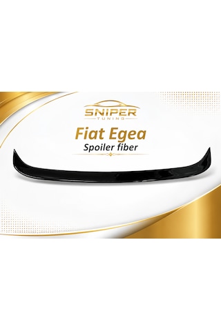Fiat Egea Bagaj Üstü Spoiler Boyanmış Fiberglass Boyanmış Kolay Montaj 3 Renk Seçeneği