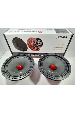 Reiss Midrange 20cm - 300w Reiss Rs-m8f 20cm Midrange Hoparlör - Reiss Sticker Hediyeli
