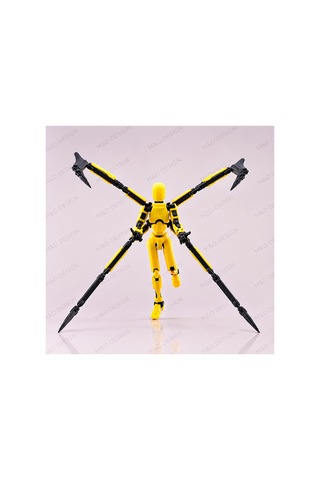 Robot Dummy 13 Spider Örümcek Robot Figür Eklemli Hareketli Pozlanabilir Oyuncak