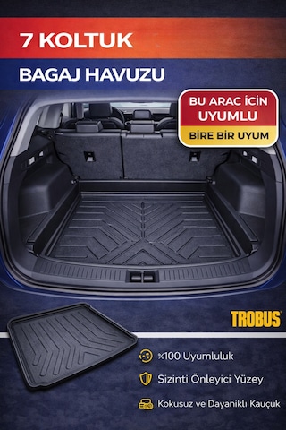 Trobus Dacia Jogger 2022 Ve Sonrası 7 Koltuklu Bagaj Havuzu
