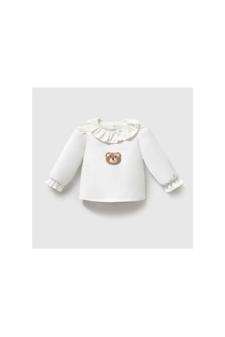 Ministok Tedy Bear Kız Bebek Gömlekli Salopet Takım Pembe