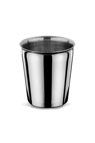 12 Parça Piknik Kahvaltılık Çelik Tabildot Set 6 Adet Tabldot ,6 Adet Bardak gümüş