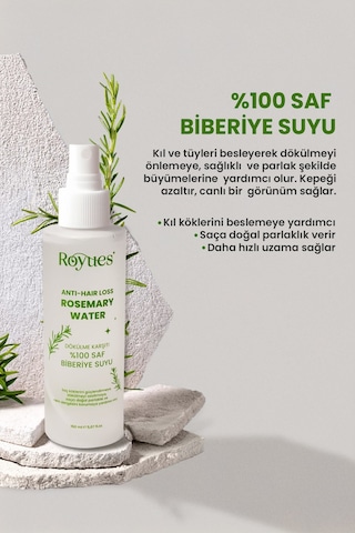 Biberiye Suyu - Dökülme Karşıtı Ve Saç Uzatma Etkili Saç Toniği Pure Rosemary Water 150ml